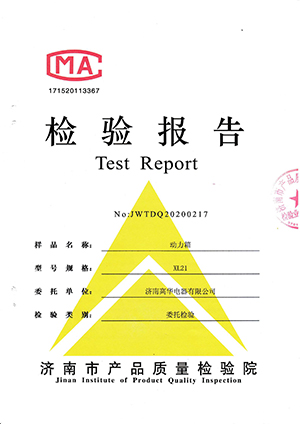 動力箱XL21檢測報告